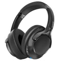 Mokata Bluetooth 5.3 Headphones Over Ear 68H Playtime 6 EQ Wireless Headset with Microphone HiFi Stereo Foldable Lightweight Deep Bass for Travel Home Office Cellphone Black
