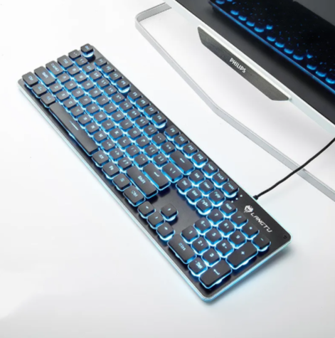 GlowKey USB Wired Keyboard