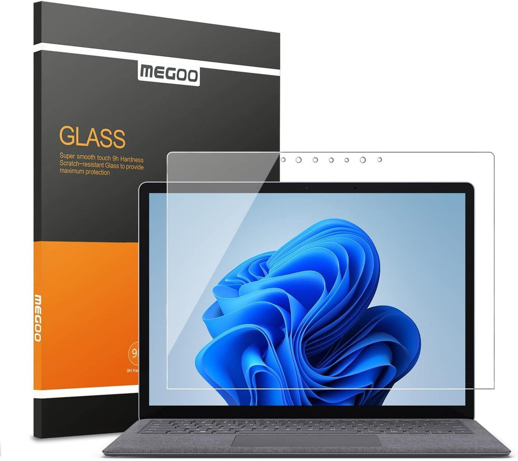 MEGOO Displayschutzfolie für Surface Laptop 5/Laptop 6 Surface Laptop 4 (15 Zoll)Einfache Installation Kratzfest Ultra Clear Screen Protector für Surface Laptop 3