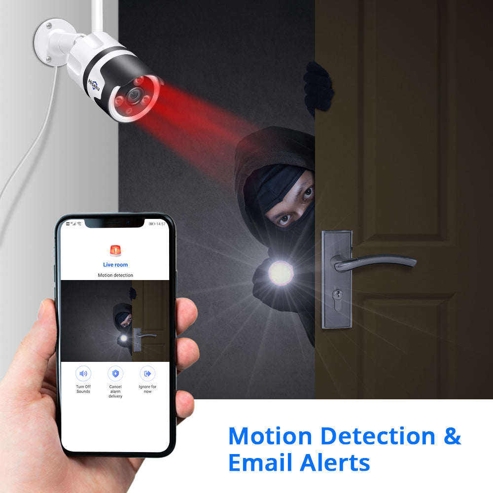 WiFi Wireless Security Camera with IP Waterproof Design