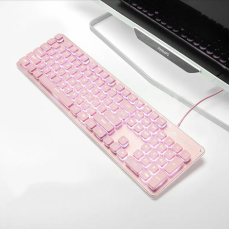 GlowKey USB Wired Keyboard