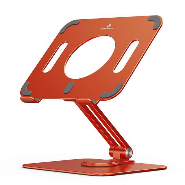Adjustable Height Folding Tablet Stand with Ergonomic Design